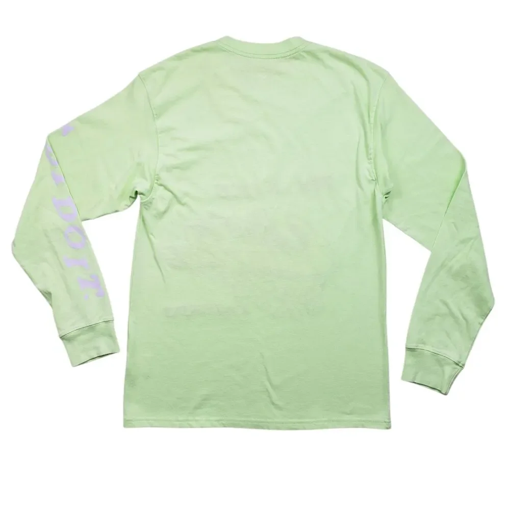 NWT Nike Tee My Nike Friends Shirt Mens Small Green Embroidered Long Sleeve